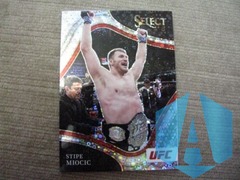 2022 Panini Select UFC Octagonside Disco Prizm Stipe Miocic #289